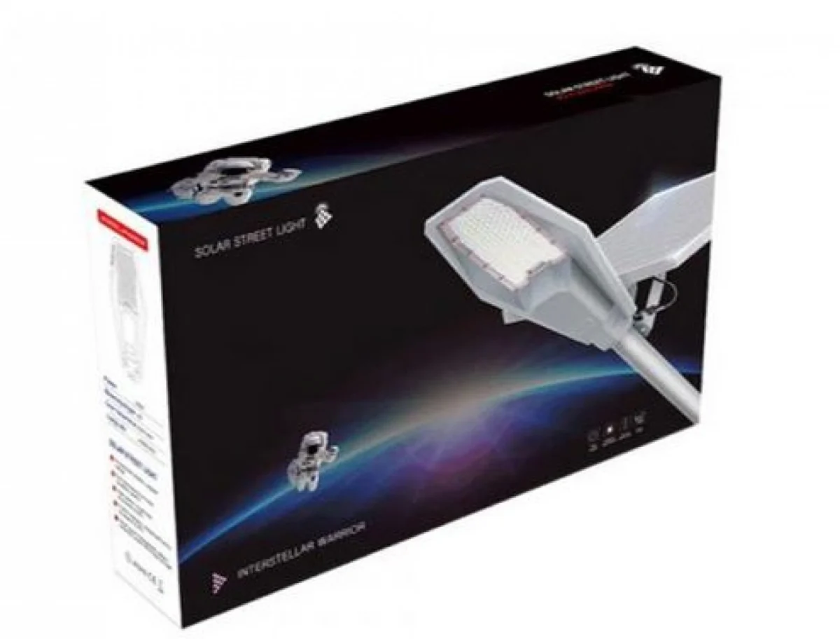 LED Ηλιακός Προβολέας 300W Ανθεκτικός στο Νερό με Τηλεχειρισμό & Χρονοδιακόπτη - LED Solar Street Lamp T300