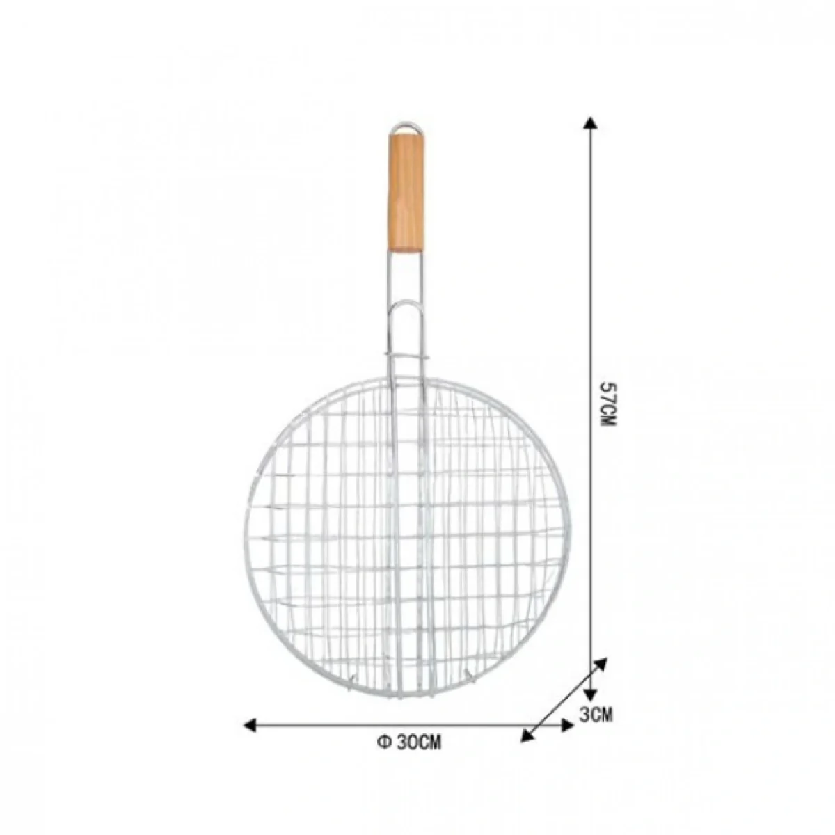 Διπλή Σχάρα Ψησίματος Στρογγυλή - Φ30