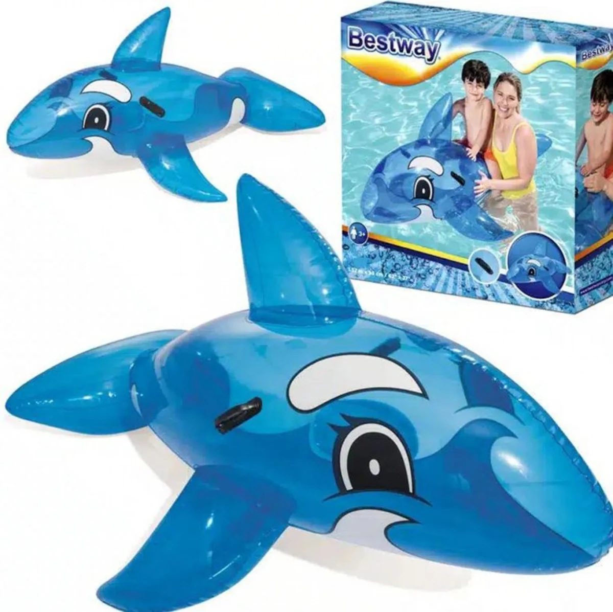 Βρεφικό Φουσκωτό Σωσίβιο Θαλάσσης για 1-2 Ετών 76 cm - Κίτρινο