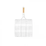 Διπλή Ανοιγόμενη Σχάρα Ψησίματος Τετράγωνη 69x40x40cm