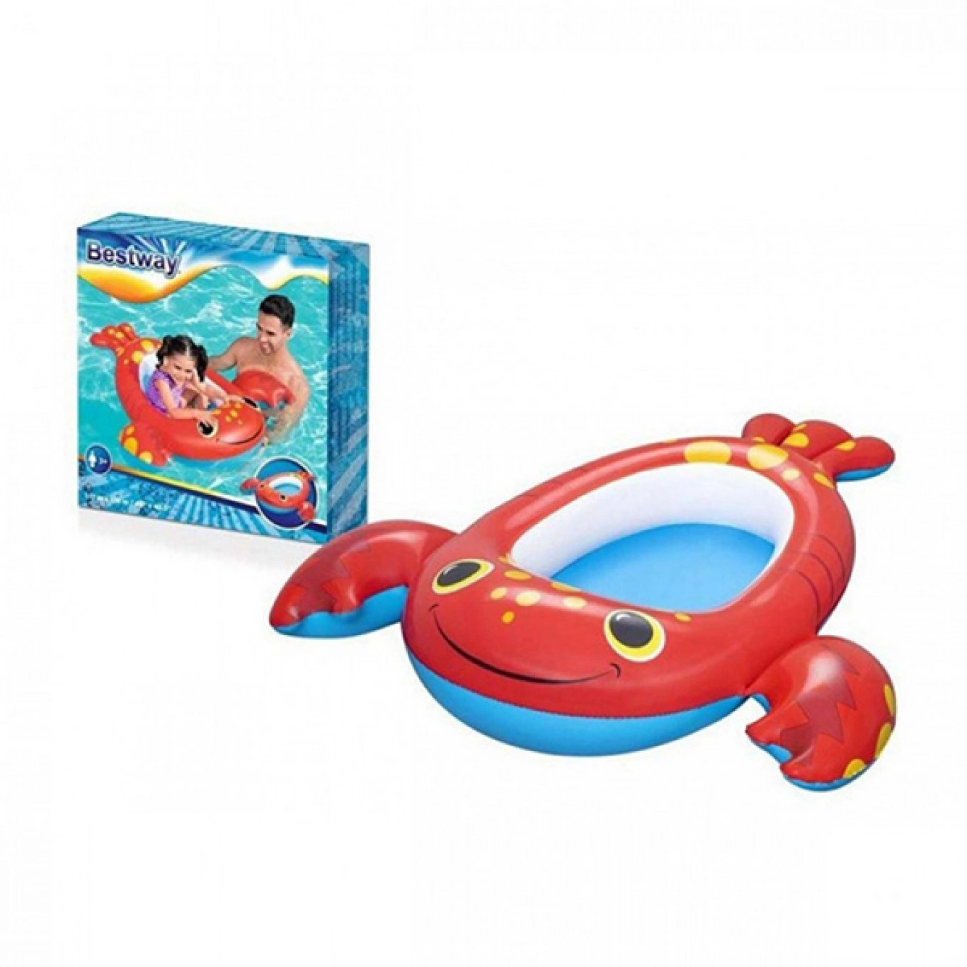 Παιδική Φουσκωτή Βάρκα σε Σχήμα Αστακού BESTWAY 114x116εκ. Παιδική Φουσκωτή Βάρκα σε Σχήμα Αστακού BESTWAY 114x116εκ.