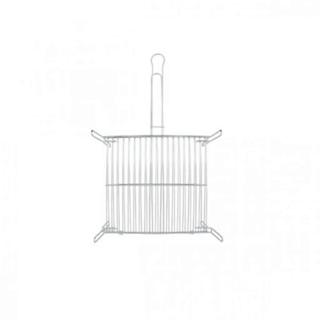 Διπλή Ανοιγόμενη Σχάρα Ψησίματος με Πόδια 73.5x40x40x20cm