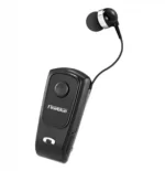 Επαναφορτιζόμενο Ασύρματο Bluetooth Ακουστικό με Δόνηση και Επεκτεινόμενο Καλώδιο Fineblue F920 Μαύρο