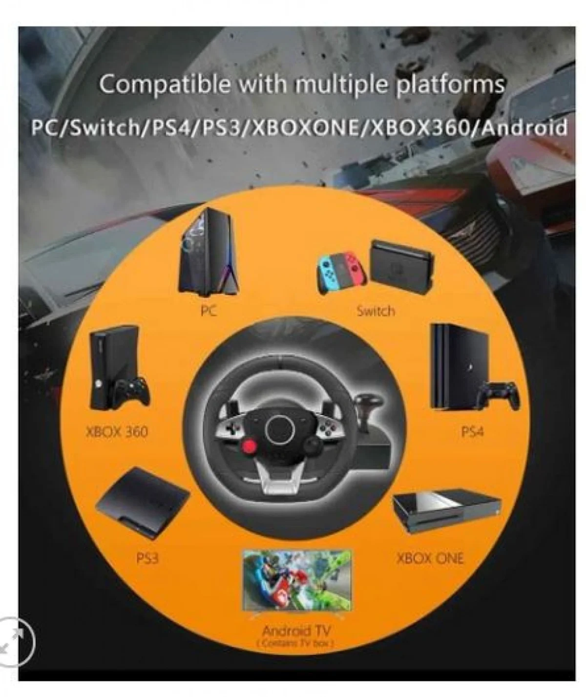 Τιμονιέρα για PS4/PS3/Xbox 360/Xboxone/Android/Switch/PC ALUCARD NS-9887