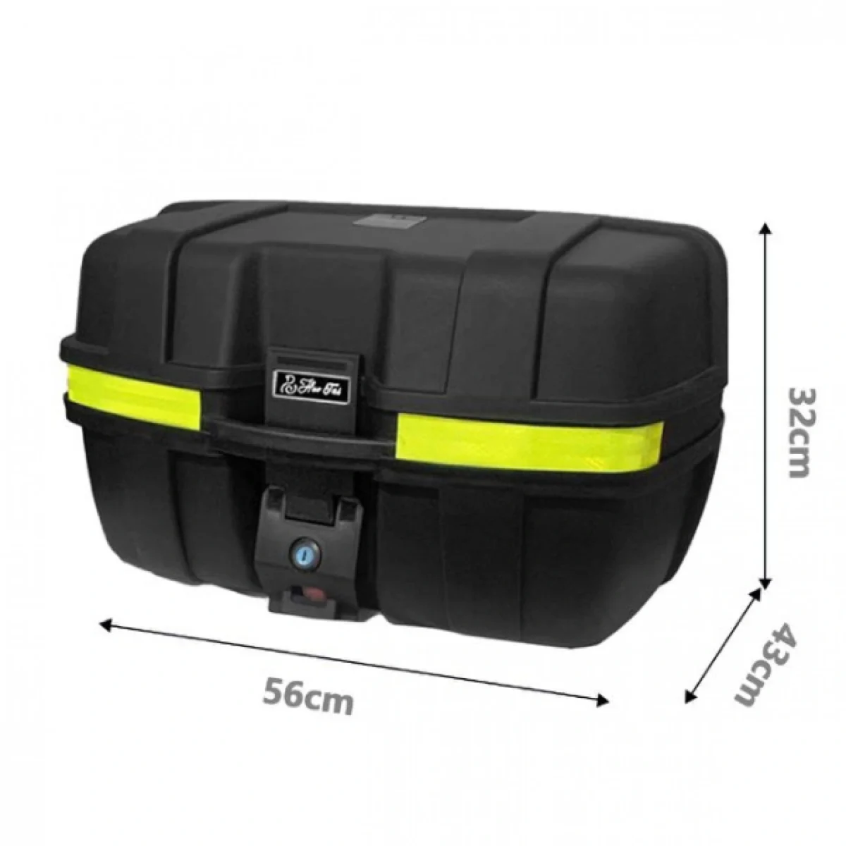 Μπαγκαζιέρα Μοτοσυκλέτας A18 50Lt με Ανακλαστικές Επιφάνειες