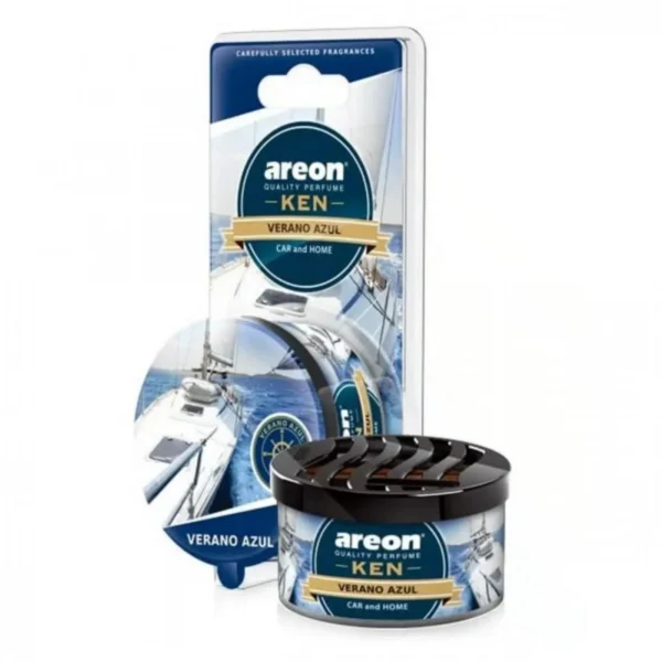 Αρωματικό Αυτοκινήτου με Άρωμα Verano Azul - Κονσέρβα Κονσόλας και Ταμπλό Αυτοκινήτου Ken Blister Verano Azul 35gr