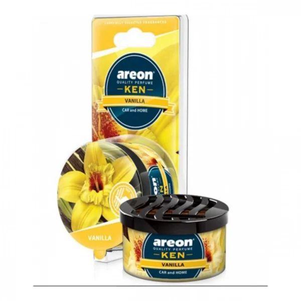 Αρωματικό Αυτοκινήτου με Άρωμα Βανίλια - Κονσέρβα Κονσόλας και Ταμπλό Αυτοκινήτου Ken Blister Vanilla 35gr