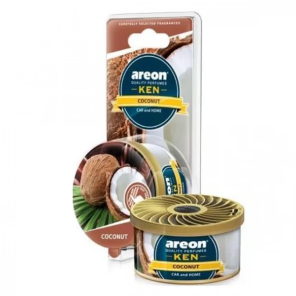 Αρωματικό Αυτοκινήτου με Άρωμα Καρύδα - Κονσέρβα Κονσόλας και Ταμπλό Αυτοκινήτου Ken Blister Coconut 35gr