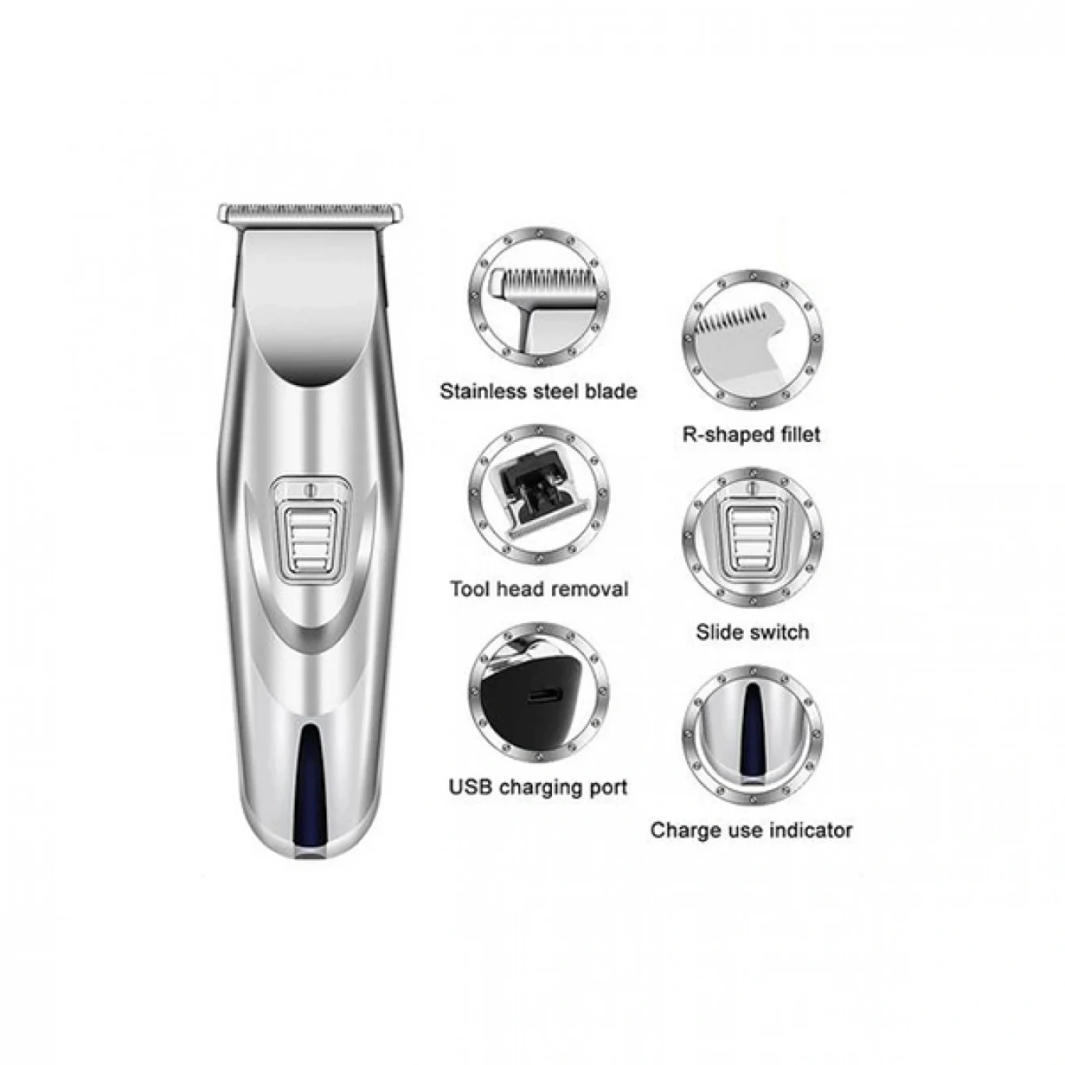 Επαναφορτιζόμενη Κουρευτική Μηχανή Σκύλων AB-LF33