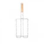 Διπλή Ανοιγόμενη Σχάρα Ψησίματος για Καλαμπόκι 51x27x5.5cm