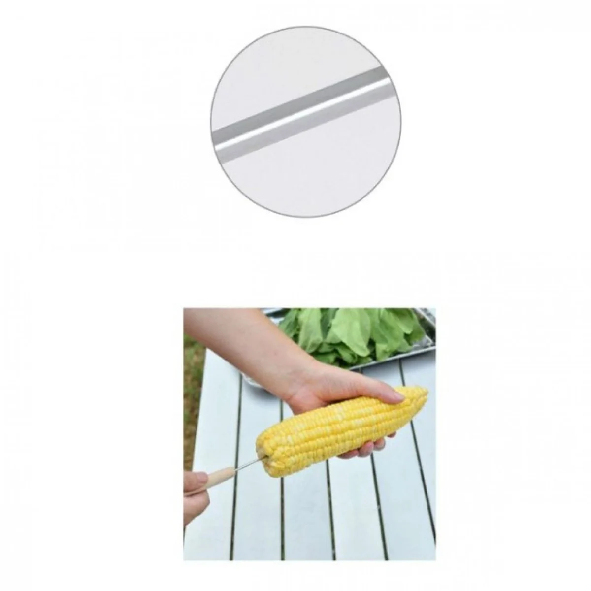 Σετ 8 Τεμάχια Σουβλάκια για BBQ 38cm