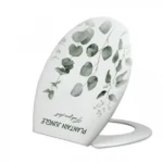 Καπάκι Λεκάνης Πλαστικό με Φύλλα, 44.5x42.8x36.3cm