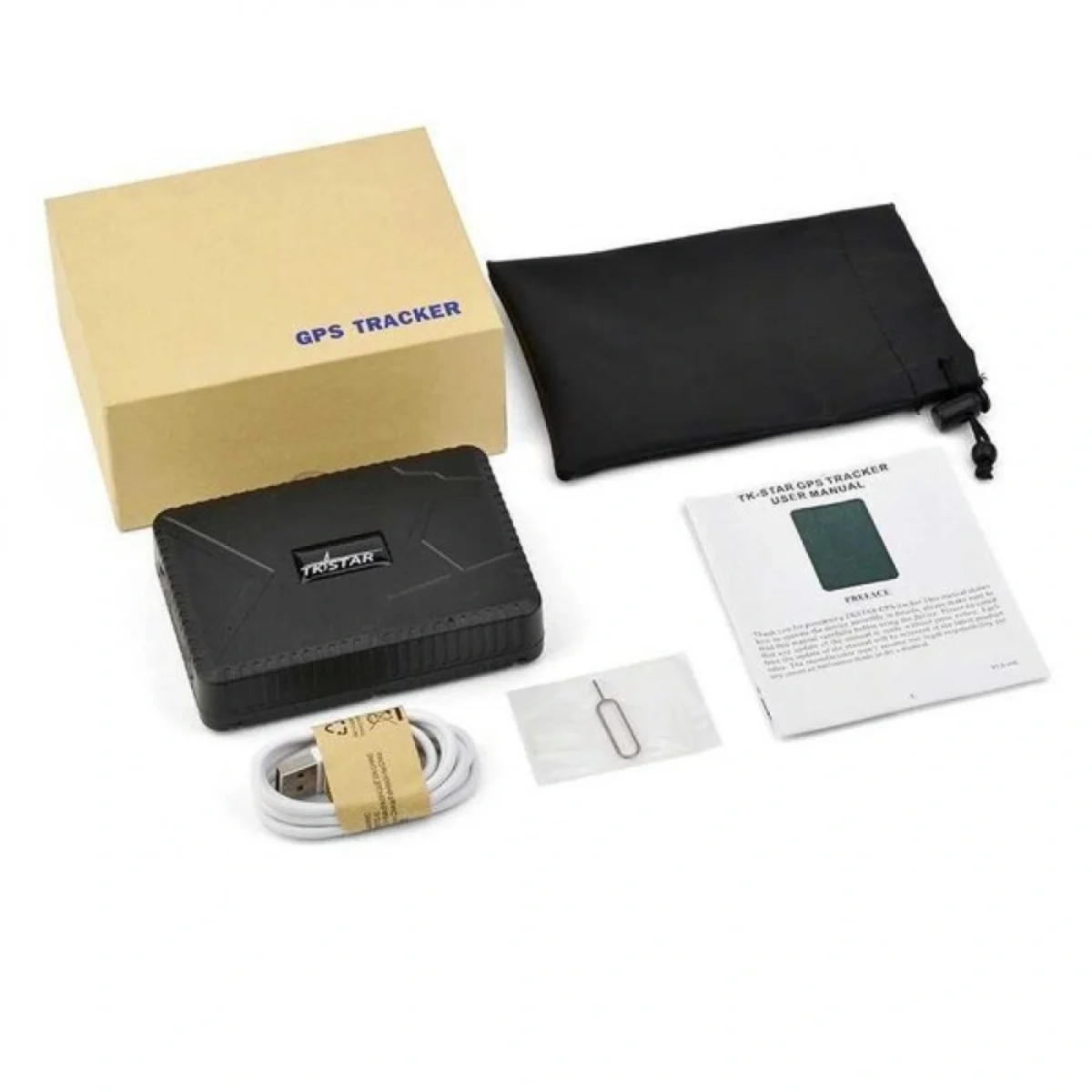 Αδιάβροχο GPS Tracker Οχημάτων TK915 GSM/GPRS Real Time - Δορυφορικό Σύστημα Εντοπισμού Θέσης Αυτοκινήτου με SIM & Μπαταρία 10000mAh