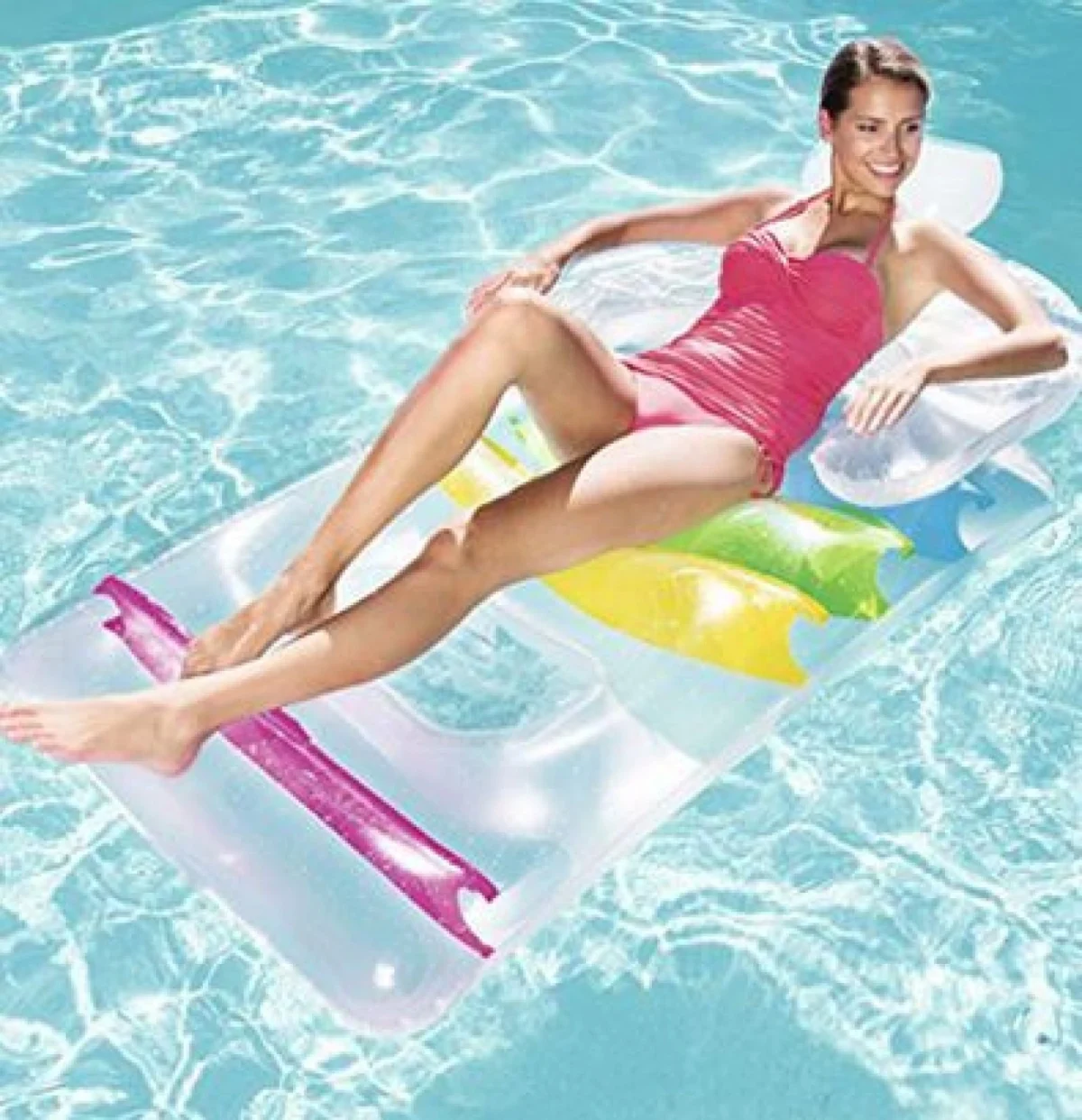 Φουσκωτή Σαμπρέλλα Θαλλάσης 2 Ατόμων με Χειρολαβές Τιρκουάς 188cm Bestway