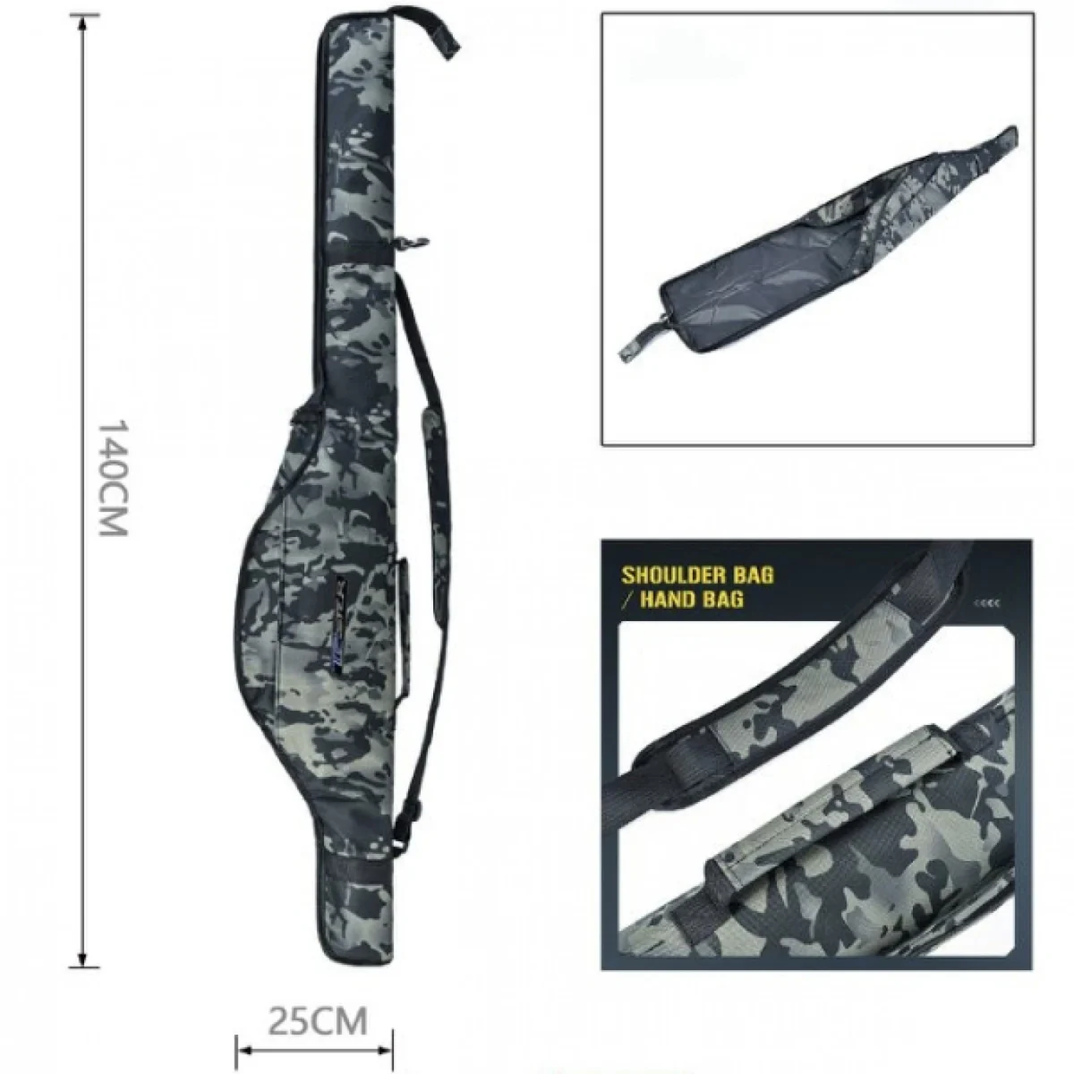 Θήκη Mεταφοράς για Καλάμι Ψαρέματος 140 cm, Παραλλαγή