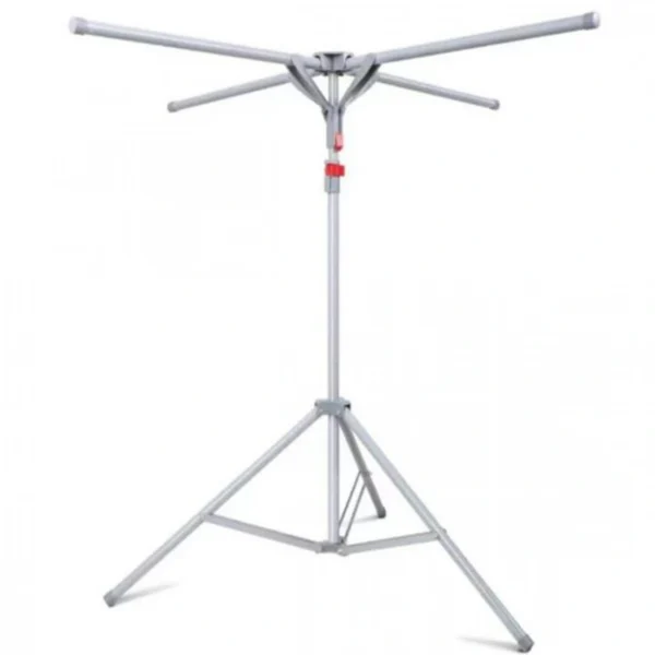 Πτυσσόμενη Απλώστρα Δαπέδου Στεγνώματος Ρούχων Δύο Επιπέδων από Ανοξείδωτο Χάλυβα