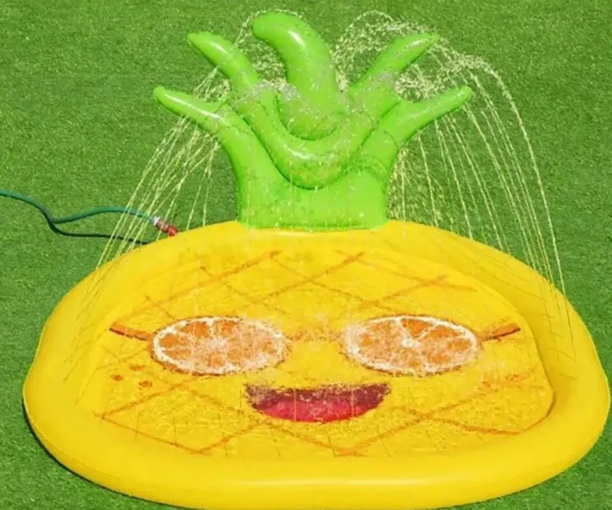 Φουσκωτό Στρώμα Θαλάσσης Ανανάς 150X95X25εκ