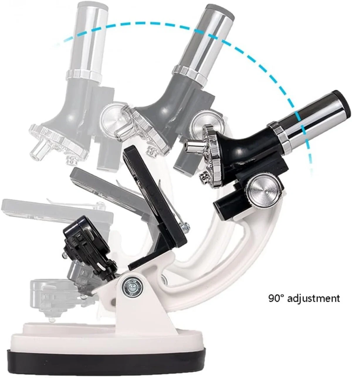 Σετ Εκπαιδευτικού Μικροσκοπίου με Μεγέθυνση έως 1200x & LED Φωτισμό, Ιδανικό για Παιδιά και Μαθητές