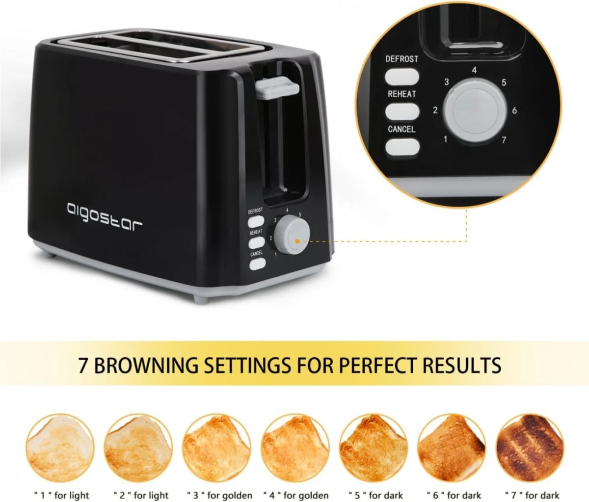 Φρυγανιέρα 2 Θέσεων 650W - HAEGER HG-263