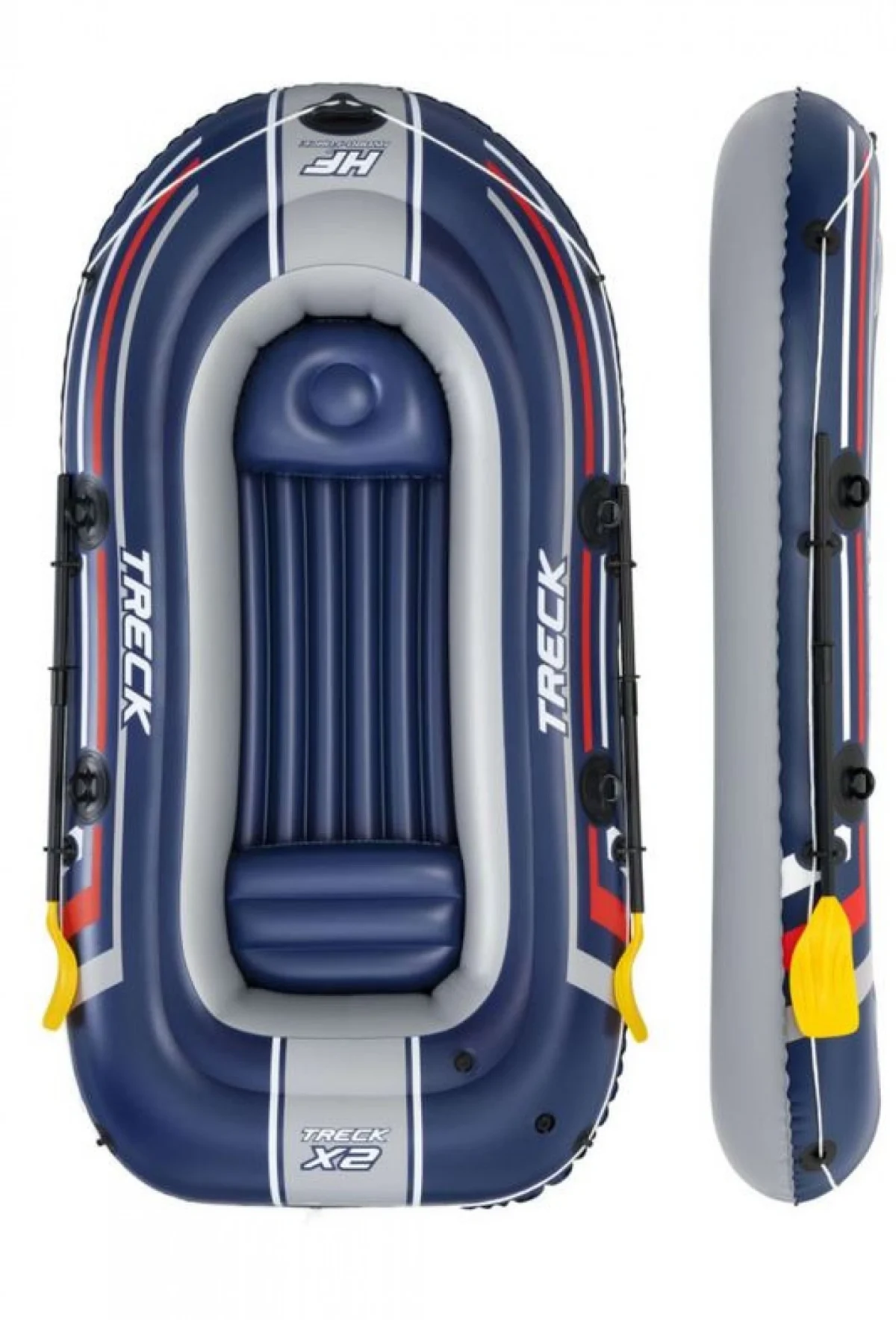 Intex Φουσκωτή Βάρκα Seahawk 2 SET με Κουπιά και Τρόμπα