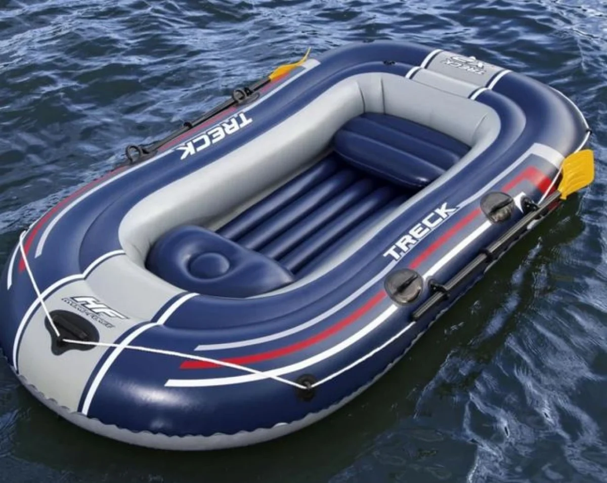 Intex Φουσκωτή Βάρκα Seahawk 2 SET με Κουπιά και Τρόμπα