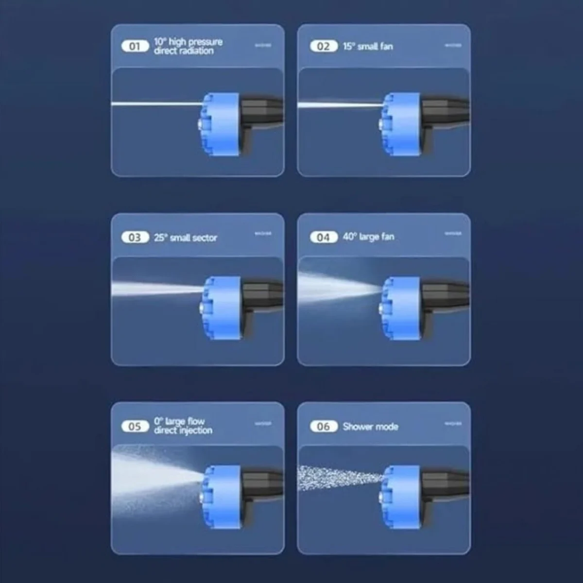 Επαναφορτιζόμενο Φορητό Πιστόλι Πλυσίματος - Πιεστικό νερού 48V MDHL-8109