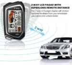 Τηλεχειριζόμενο Σύστημα Συναγερμού Αυτοκινήτου - Σειρήνα Tηλεειδοποίηση Aμφίδρομος Αντικραδασμικό με 2 Τηλεχειριστήρια - Car Alarm