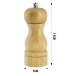 Ξύλινος, Χειροκίνητος Μύλος Πιπεριού-Αλατιού 14cm