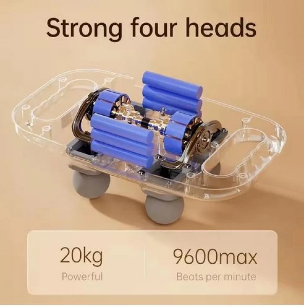 Συσκευή Μασάζ 4 Κεφαλών MDHL MD-8078