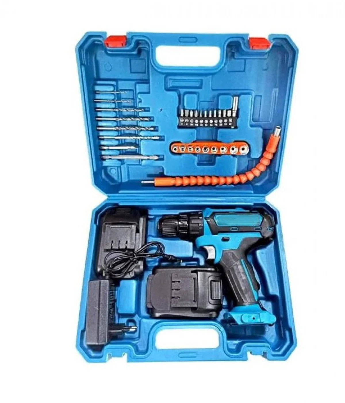 Ρυθμιζόμενο Δραπανοκατσάβιδο Μπαταρίας 36V με Βαλιτσάκι Μεταφοράς Bisutime