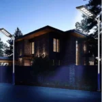 Ηλιακό Φωτιστικό Αδιάβροχο Εξωτερικού Χώρου - Δρόμου με Ανιχνευτή Κίνησης & Τηλεχειριστήριο - Jortan 400watt Solar Powered LED Street/Pole Light