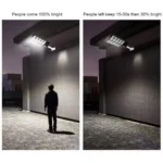 Ηλιακό Φωτιστικό Αδιάβροχο Εξωτερικού Χώρου - Δρόμου με Ανιχνευτή Κίνησης & Τηλεχειριστήριο - Jortan 400watt Solar Powered LED Street/Pole Light