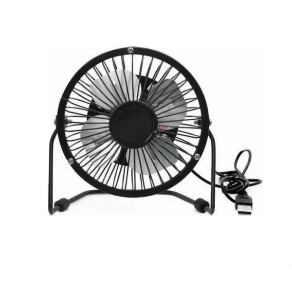 Επιτραπέζιο Φορητό USB Ανεμιστηράκι με Μεταλλική Κατασκευή 19cm 3Watt