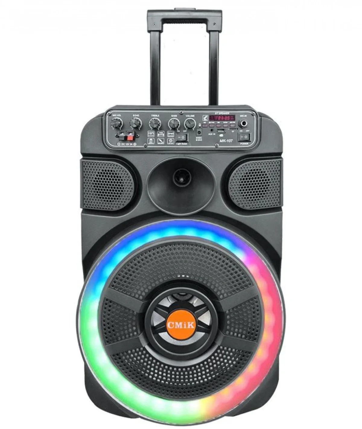 Ηχείο Bluetooth Καραόκε Επαναφορτιζόμενο 12” Wireless 30W CMiK MK-107