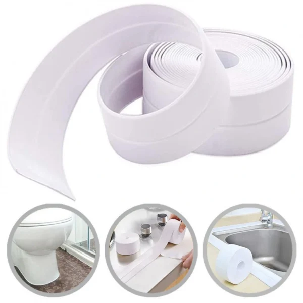 Αδιάβροχη Ταινία Στεγανοποίησης Αντιμουχλική Αυτοκόλλητη Park 38mm x 3.2m - Waterproof & Mouldproof Sealing Tape PVC