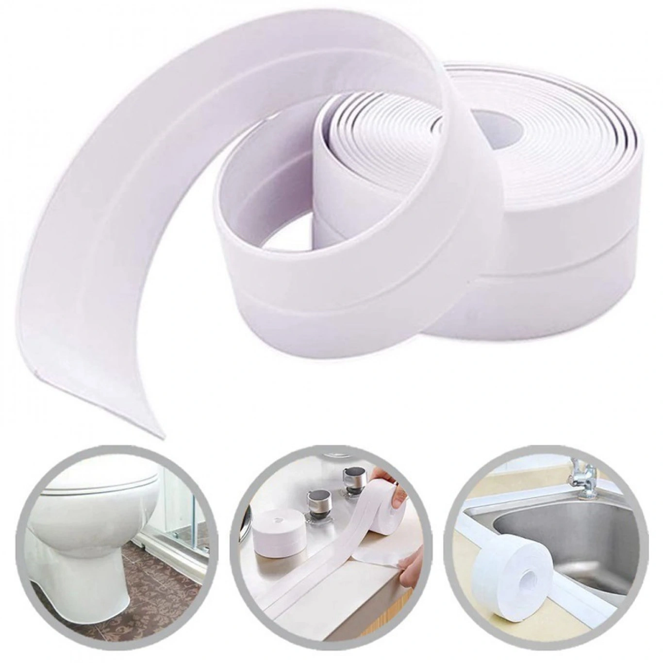 Αδιάβροχη Ταινία Στεγανοποίησης Αντιμουχλική Αυτοκόλλητη Park 38mm x 3.2m - Waterproof & Mouldproof Sealing Tape PVC Αδιάβροχη Ταινία Στεγανοποίησης Αντιμουχλική Αυτοκόλλητη Park 38mm x 3.2m - Waterproof & Mouldproof Sealing Tape PVC