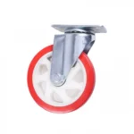 Περιστρεφόμενη Βιδωτή Βιομηχανική Ρόδα Βαρέως Τύπου 125mm με Αντοχή 80Kg