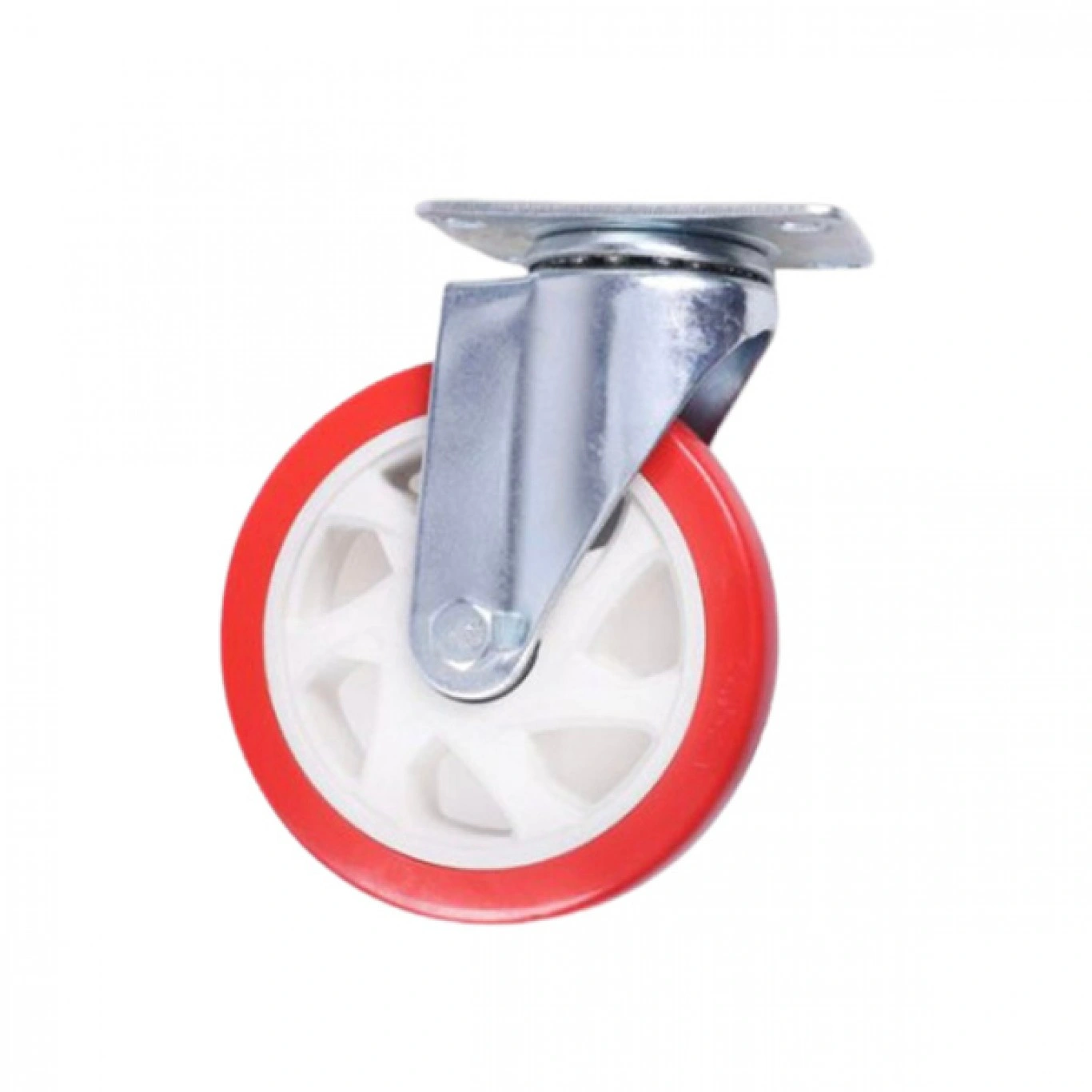 Περιστρεφόμενη Βιδωτή Βιομηχανική Ρόδα Βαρέως Τύπου 125mm με Αντοχή 80Kg Περιστρεφόμενη Βιδωτή Βιομηχανική Ρόδα Βαρέως Τύπου 125mm με Αντοχή 80Kg