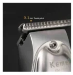 Επαναφορτιζόμενη Κουρευτική Μηχανή Kemei KM-1949 - Ασημί