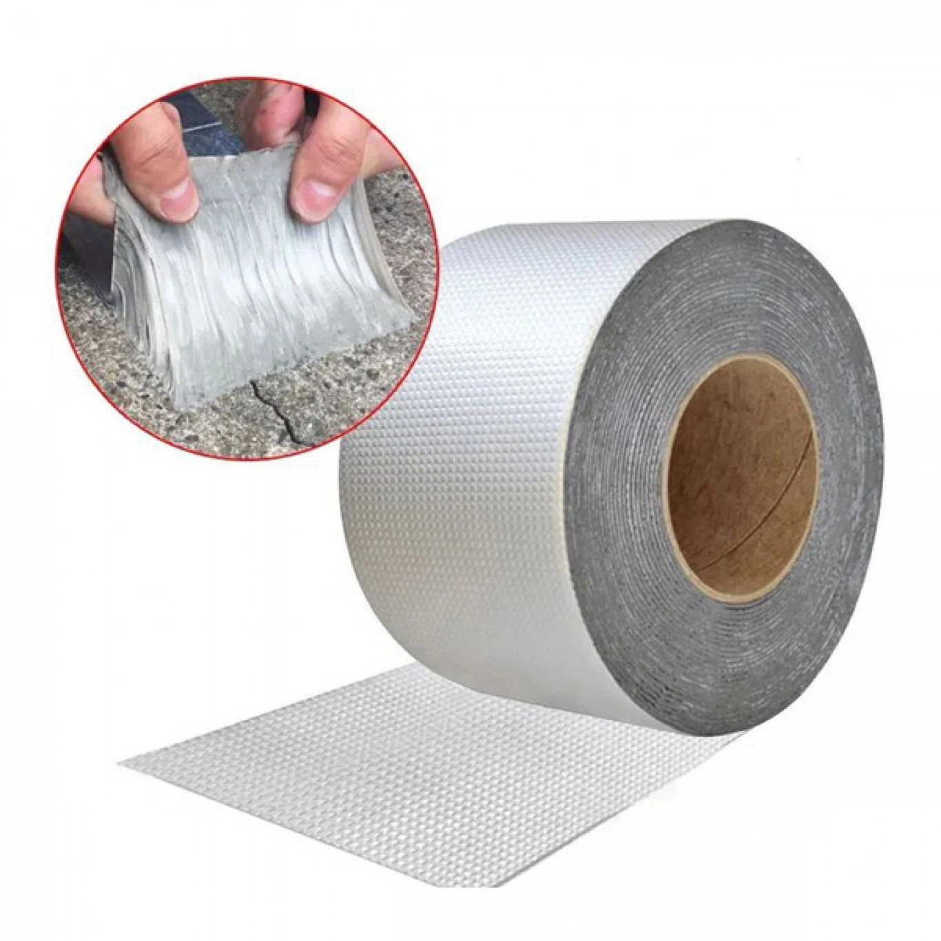 Αδιάβροχη Μεταλλική Μονωτική Ταινία με Βουτυλικό Καουτσούκ 5cm x 5m Αδιάβροχη Μεταλλική Μονωτική Ταινία με Βουτυλικό Καουτσούκ 5cm x 5m