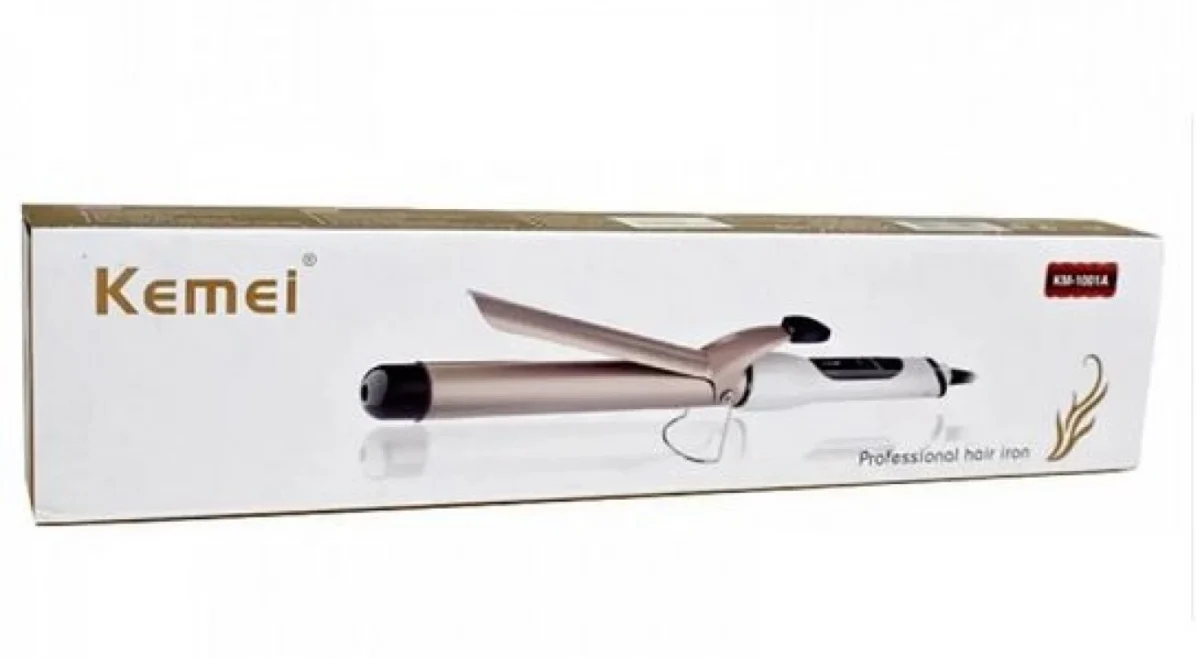 Ψαλίδι για Μπούκλες με Κεραμικές Πλάκες Kemei KM-1001A