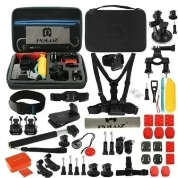 Puluz Σετ Αξεσουάρ 53 in 1 για Action Cameras GoPro