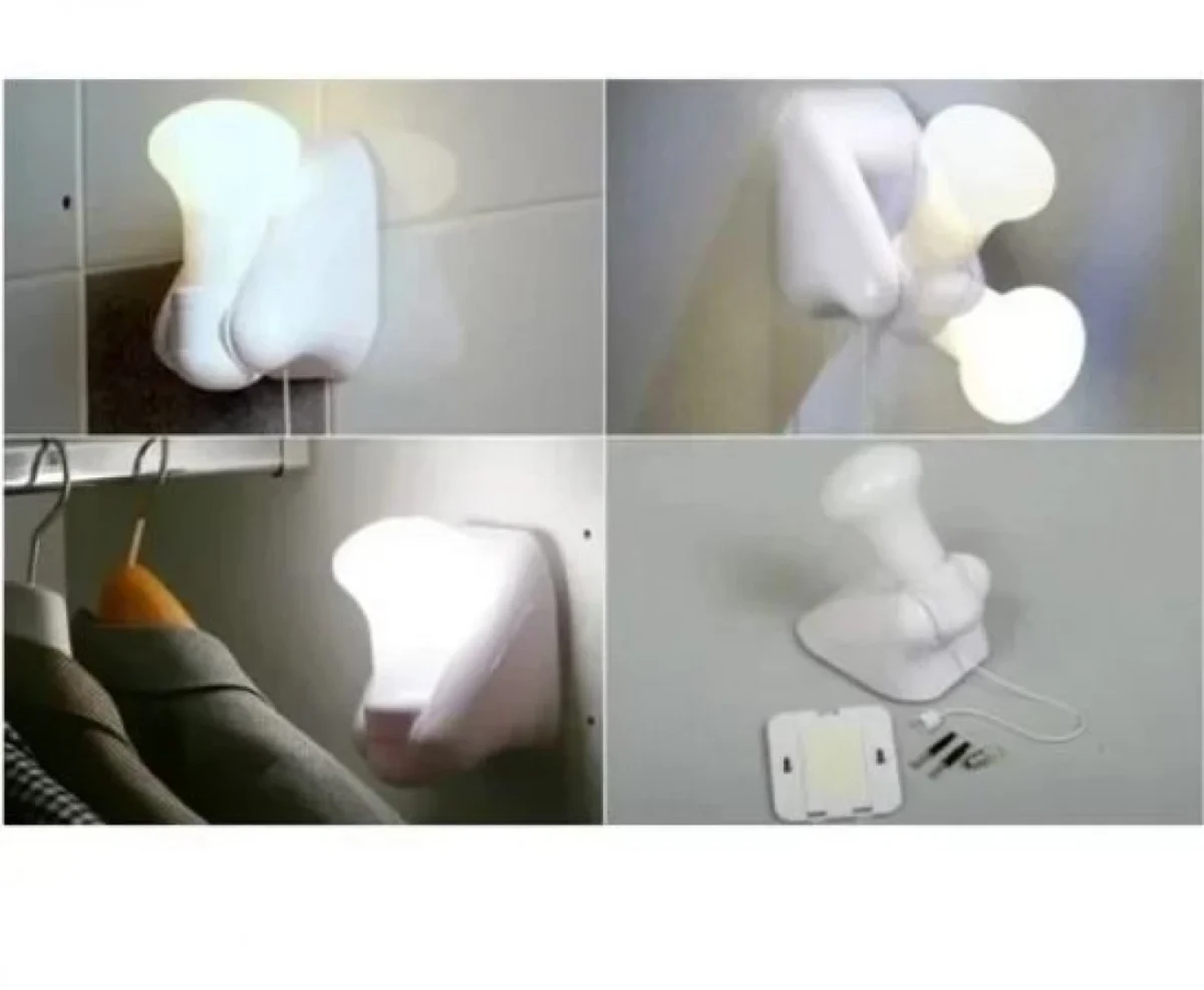 Αυτόνομη Λάμπα LED Φωτιστικό Μπαταρίας Σετ 4 τεμαχίων Handy Bulb Led – Λευκό