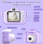 Ψηφιακή Παιδική Φωτογραφική Μηχανή με Σχέδιο Μονόκερο