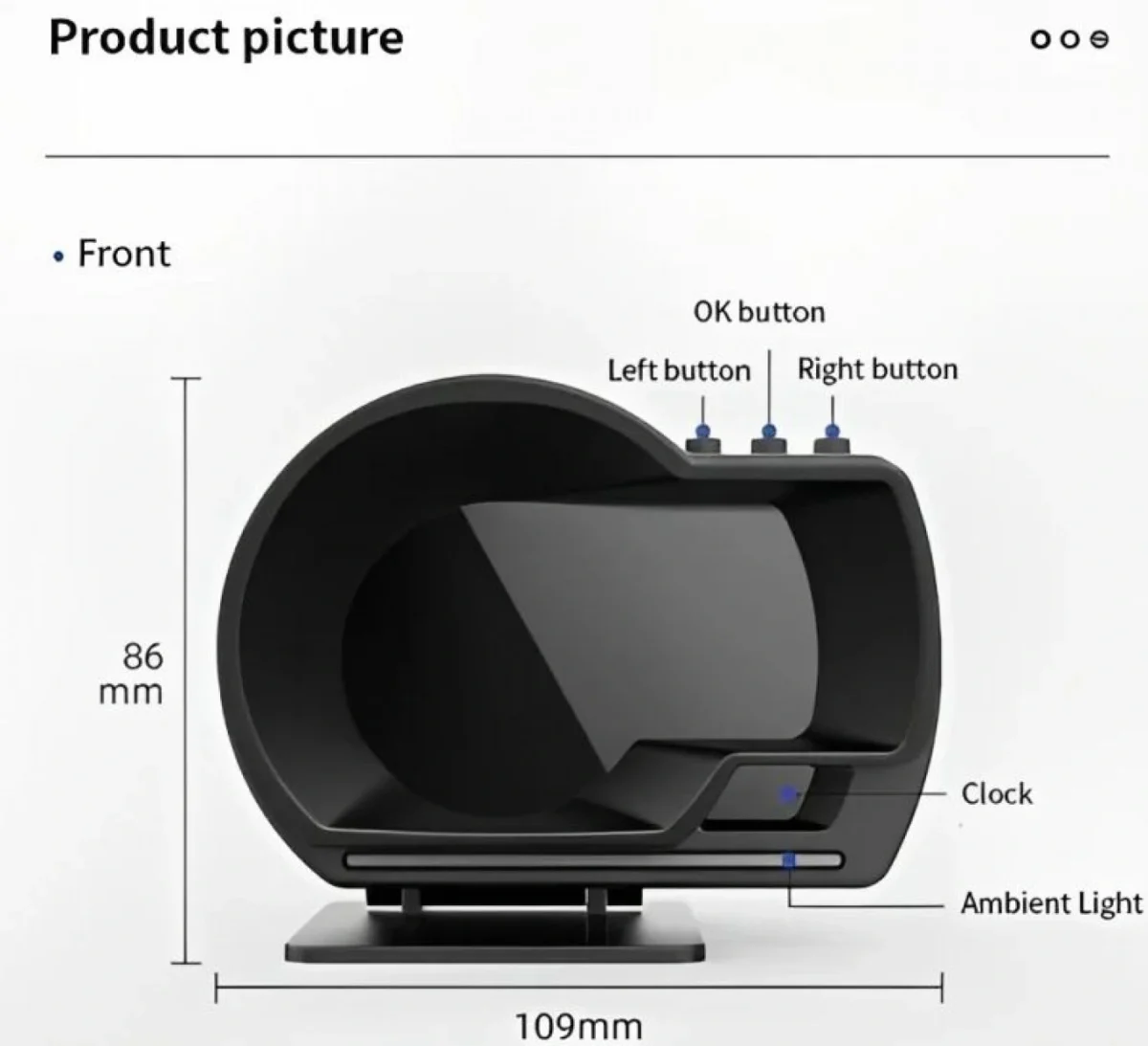 Ψηφιακή TFT Οθόνη Ενδείξεων Αυτοκινήτου OBD2 HUD Ταχύμετρο, Στροφόμετρο, Πίεσης Ελαστικών, Κατανάλωση Καυσίμου - HUD Head Up Display