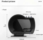 Ψηφιακή TFT Οθόνη Ενδείξεων Αυτοκινήτου OBD2 HUD Ταχύμετρο, Στροφόμετρο, Πίεσης Ελαστικών, Κατανάλωση Καυσίμου - HUD Head Up Display