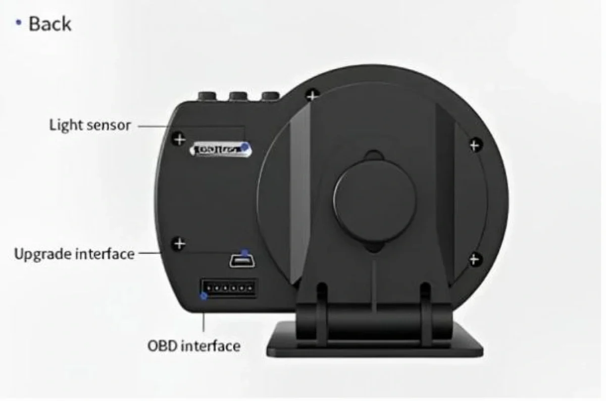 Ψηφιακή TFT Οθόνη Ενδείξεων Αυτοκινήτου OBD2 HUD Ταχύμετρο, Στροφόμετρο, Πίεσης Ελαστικών, Κατανάλωση Καυσίμου - HUD Head Up Display