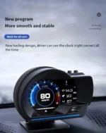 Ψηφιακή TFT Οθόνη Ενδείξεων Αυτοκινήτου OBD2 HUD Ταχύμετρο, Στροφόμετρο, Πίεσης Ελαστικών, Κατανάλωση Καυσίμου - HUD Head Up Display