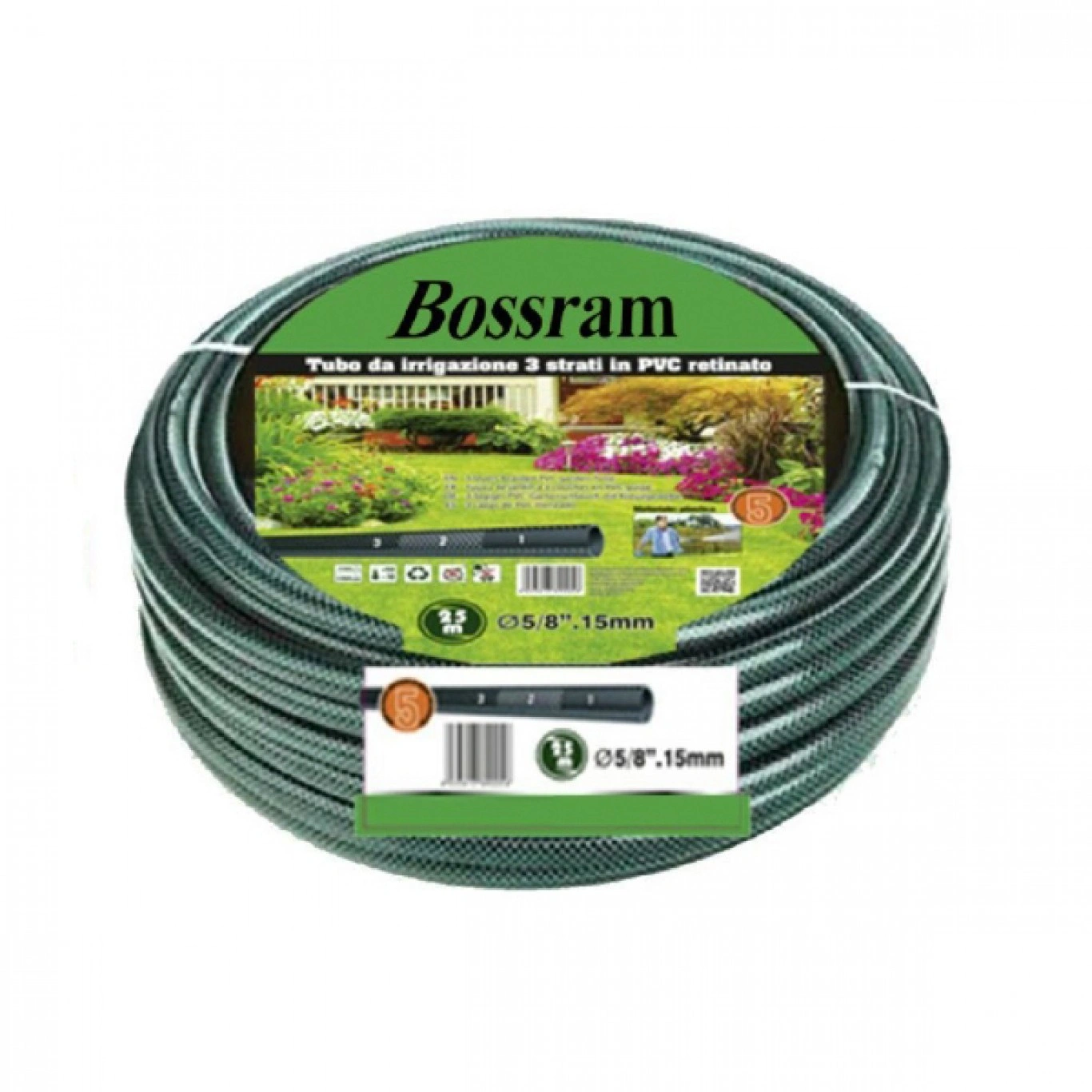 Λάστιχο Ποτίσματος Herran 5m - 5/8inch Λάστιχο Ποτίσματος Herran 5m - 5/8inch