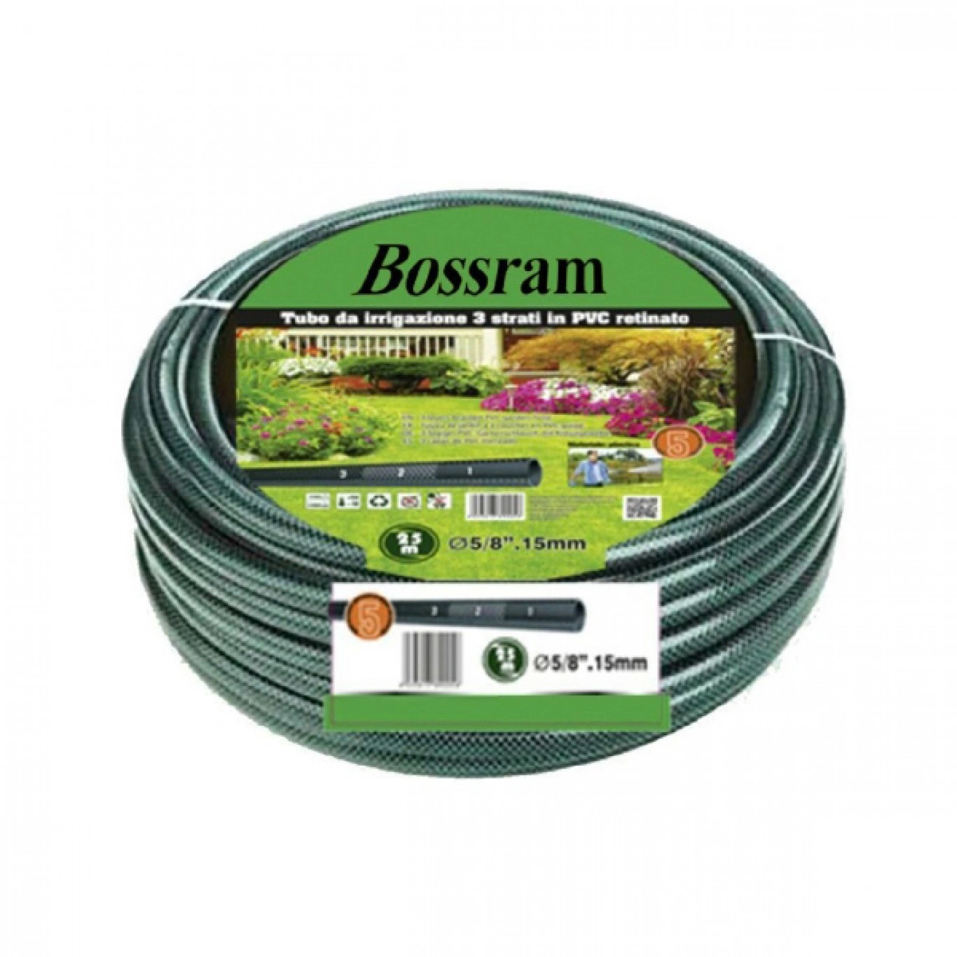 Λάστιχο Ποτίσματος Bossram 20m - 3/4inch Λάστιχο Ποτίσματος Bossram 20m - 3/4inch